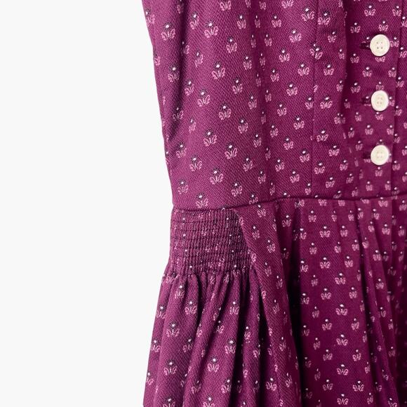 Vintage Tostmann Trachten Oktoberfest Dirndl Germany Burgundy Women's Dress EU42 - Picture 7 of 11